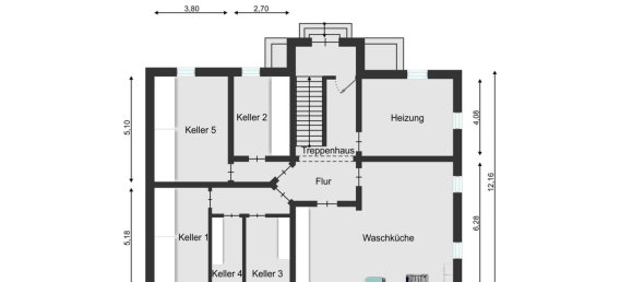 5 rooms Apartment in Fulda, Germany No. 168780 17
