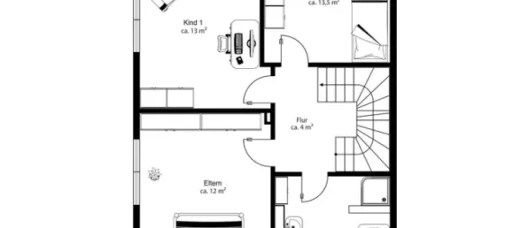 Таунхаус с 4 спальнями в Pinneberg, Германия № 310244 34