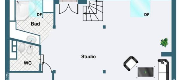 4 rooms Duplex in Dusseldorf, Germany No. 371098 26