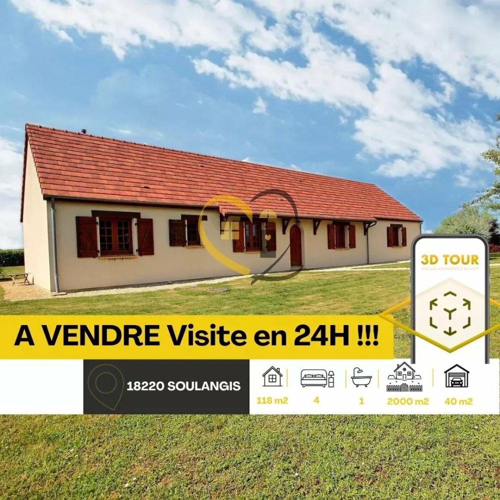 4 Schlafzimmer Haus in Soulangis, France, Nr. 349782