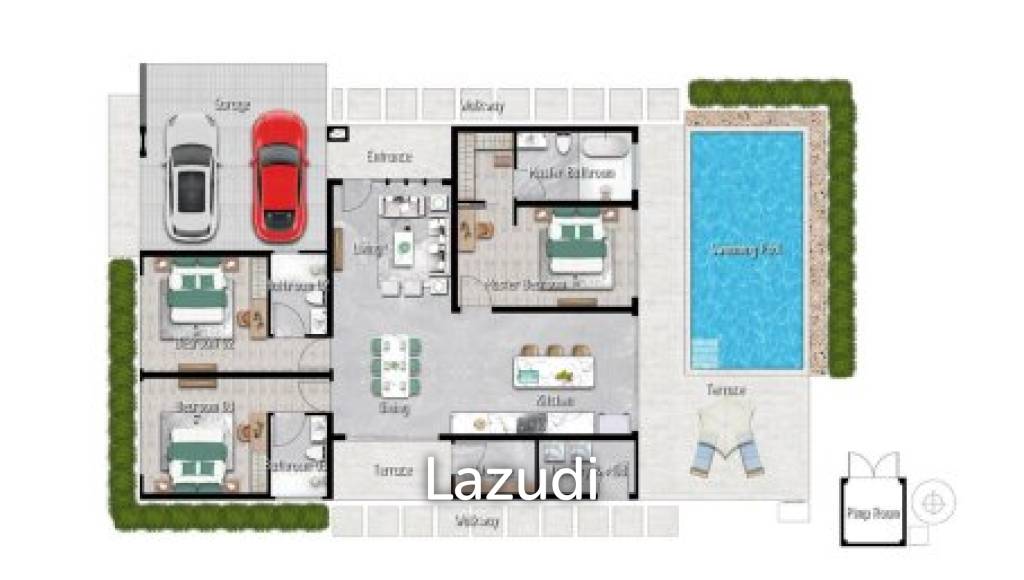 3 bedrooms Villa in Hua Hin, Thailand No. 19682