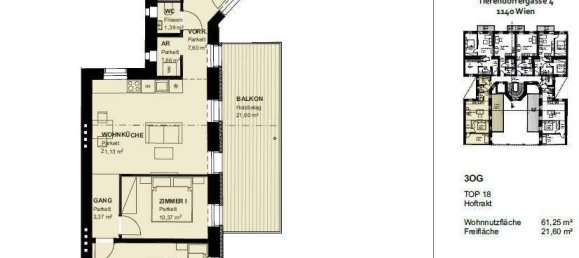 3 rooms Apartment in Penzing, Austria No. 152296 13