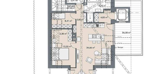 3 rooms Apartment in Innsbruck-Stadt, Austria No. 153419 10