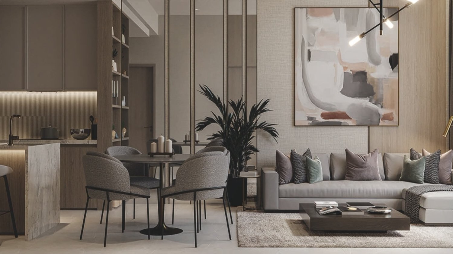 Apartamento de 1 dormitorio en BEVERLY RESIDENCE 2, Jumeirah Village Circle, UAE No. 61474