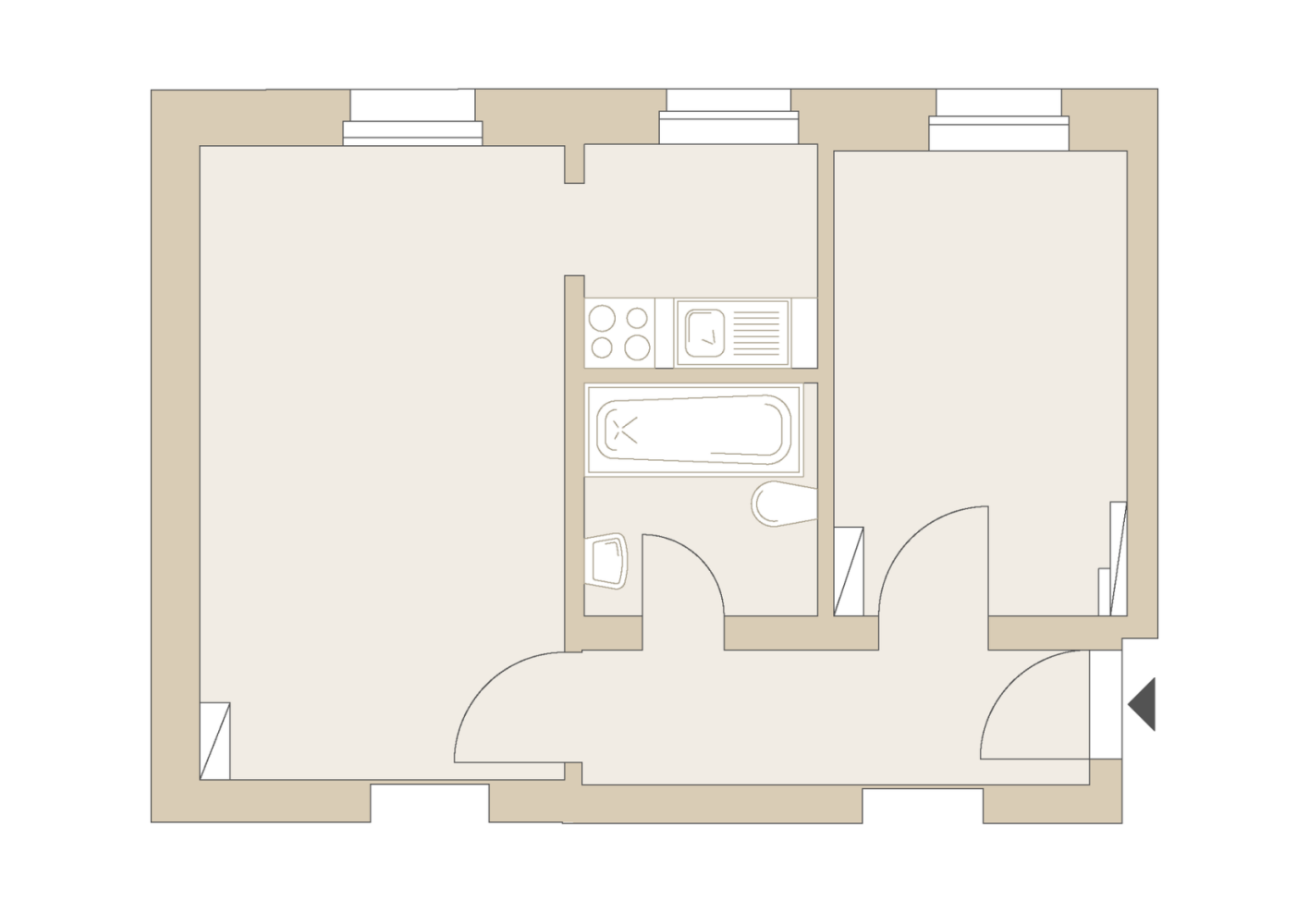 1 bedroom Commercial property in Moabit, Germany No. 38564