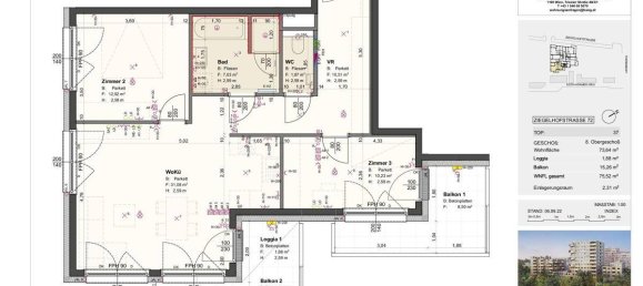 2 Schlafzimmer Wohnung in Wien, Austria, Nr. 184721 9