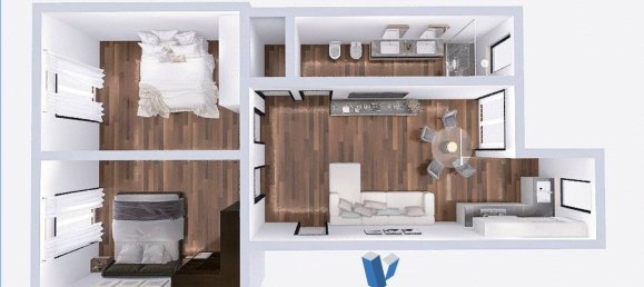 2 غرف نوم شقة في Turin, Italy رقم 16206 45