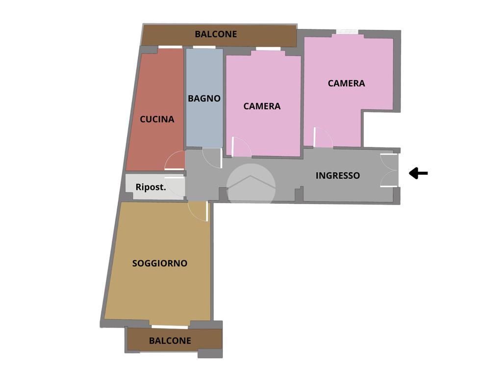 2 bedrooms Apartment in Rome, Italy No. 346196