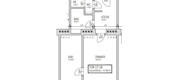 2 rooms Apartment in Ottakring, Austria No. 256281 14