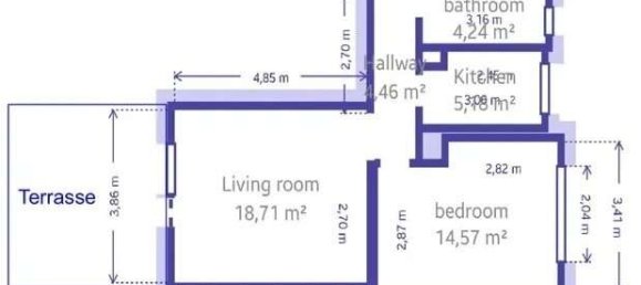 Apartamento de 1 dormitorio en Reinickendorf, Germany No. 111284 14