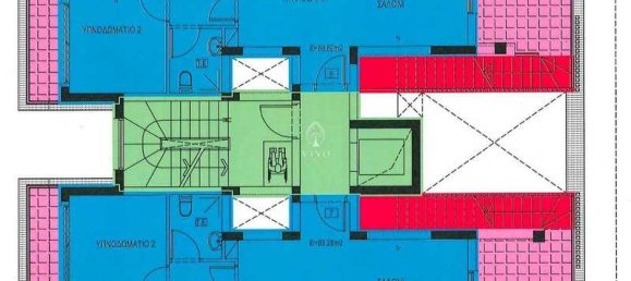 Пентхаус с 2 спальнями в Меса Гитонья, Кипр № 19299 2