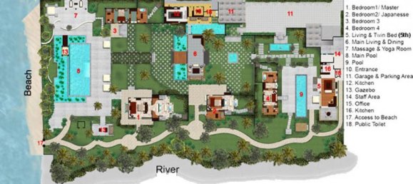 3 Schlafzimmer Villa in Canggu, Indonesia, Nr. 3024 25