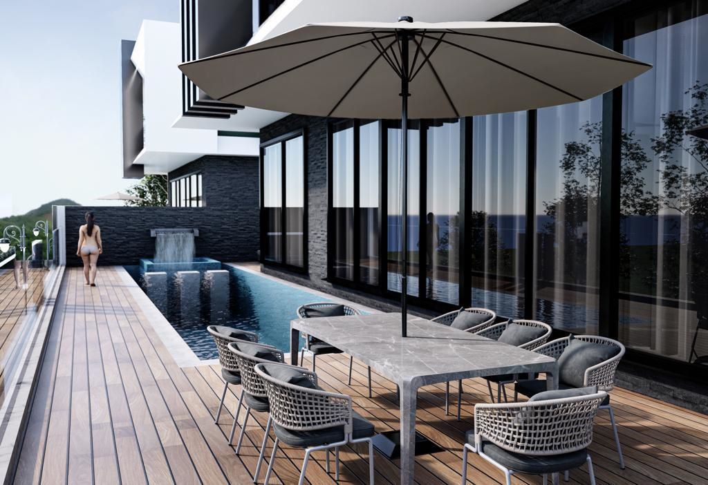 Villa 4+1 in Oba, Turkey No. 18120