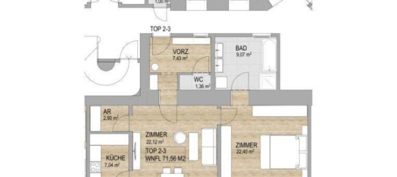 Apartamento de 4 habitaciónes en Vienna, Austria No. 133244 31