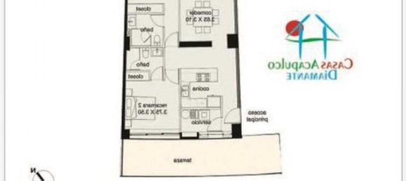 2 غرف نوم شقة في Guerrero, Mexico رقم 150741 2