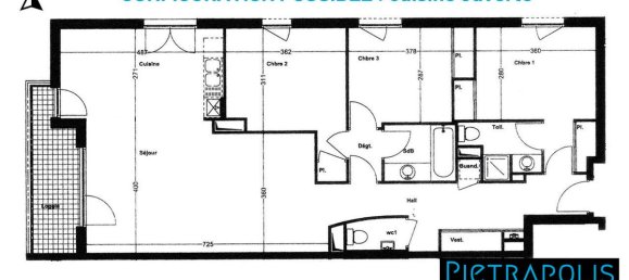 3 bedrooms Apartment in Lyon, France No. 343445 18