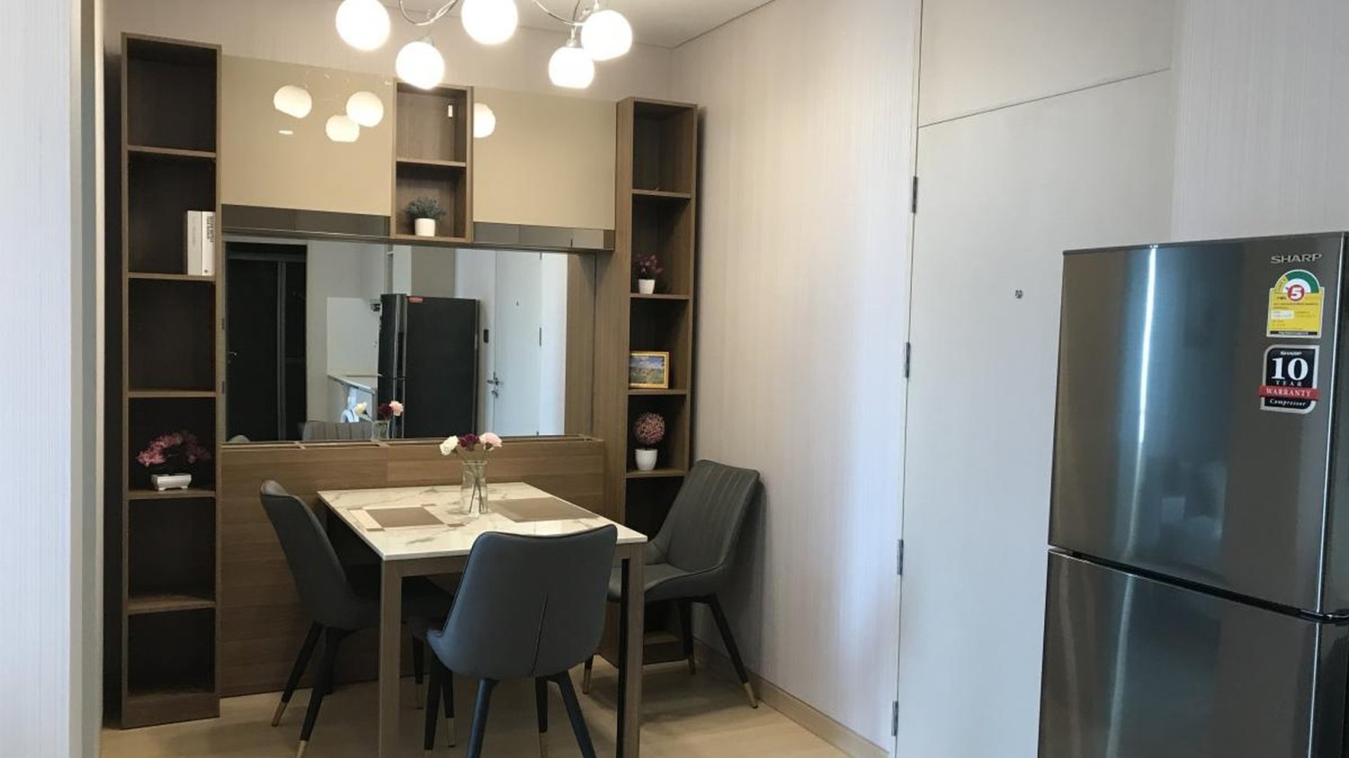 شقة 2 غرف نوم  في LUMPINI SUITE PHETCHABURI - MAKKASAN Bangkok, Thailand رقم 28755