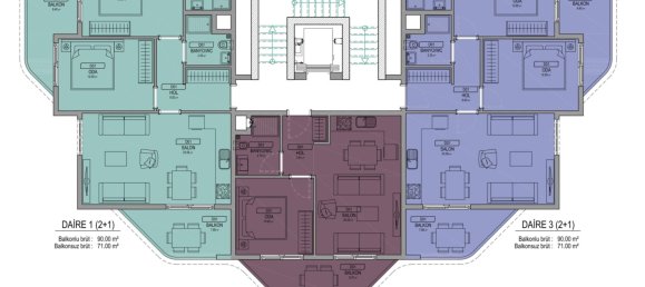 Apartamento 2+1 em Alanya, Turkey N.º 22930 8