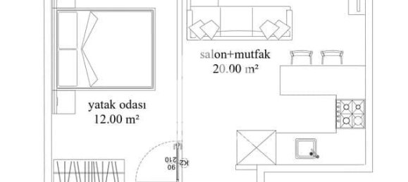 Apartment 1+1 in Alanya, Turkey No. 8568 4