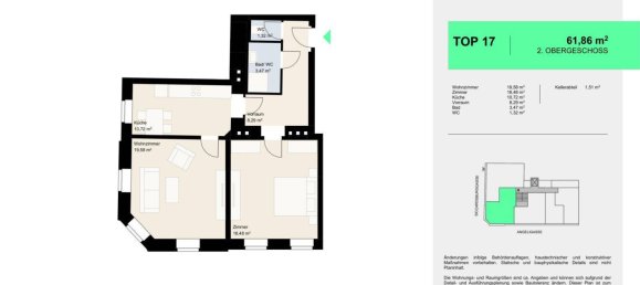 2-salle Appartement à Favoriten, Austria No. 36111 4