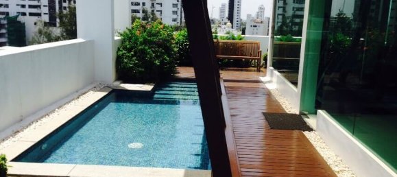 Apartamento com 2 quartos em condomínio em Bangkok, Thailand N.º 2250 10
