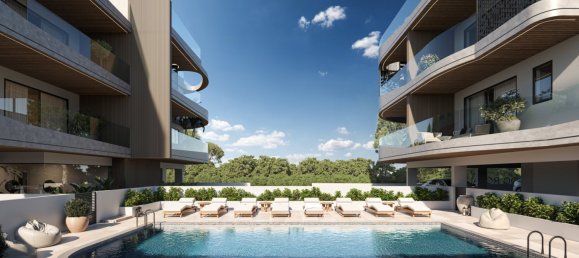 Квартира с 2 спальнями в Ливадия, Кипр № 32679 9