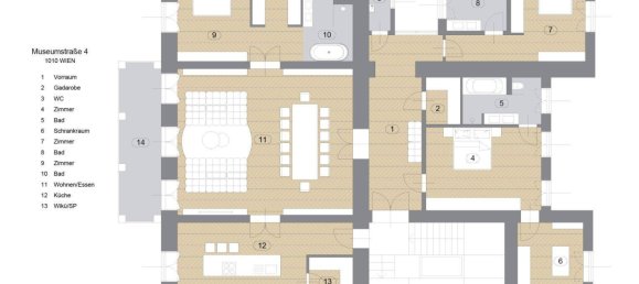 6 rooms Apartment in Vienna, Austria No. 170390 25