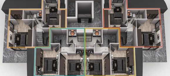 3 rooms Penthouse in Oba, Turkey No. 10063 25