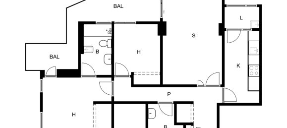 Apartamento de 2 dormitorios en Valencia, Spain No. 166551 3