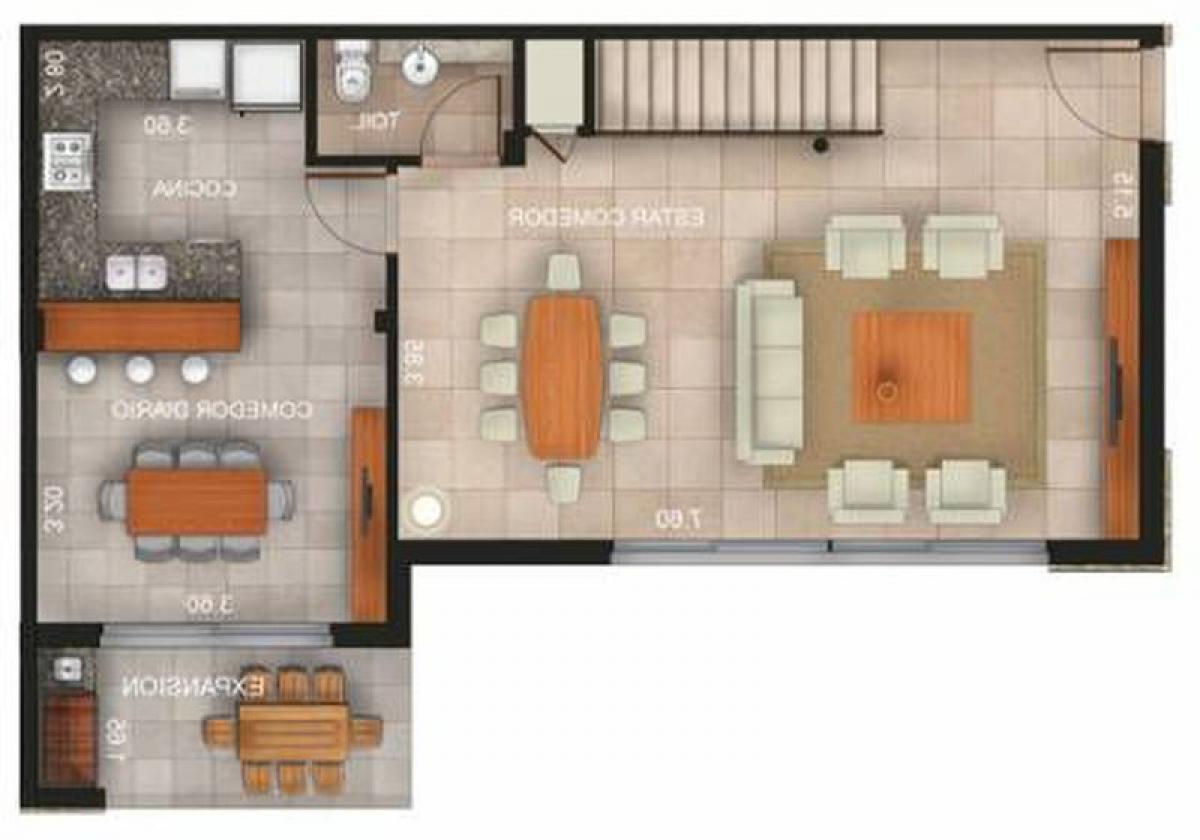 3 غرف نوم منزل في Escobar, Argentina رقم 15951