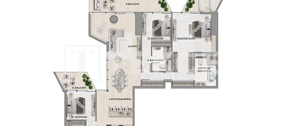 Apartamento T1 em Al Reem Island, UAE N.º 186198 3