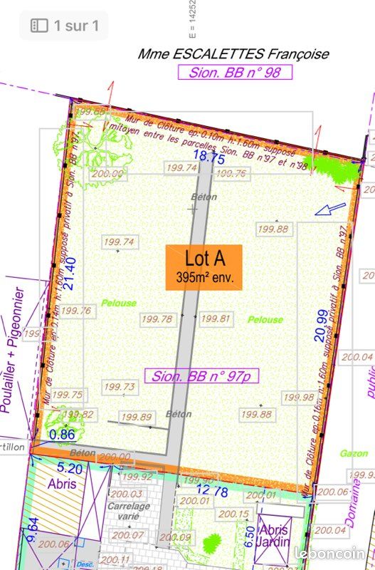  Land in Lons, France No. 181918