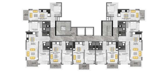 Apartamento 1+1 em Demirtas, Turkey N.º 31413 21