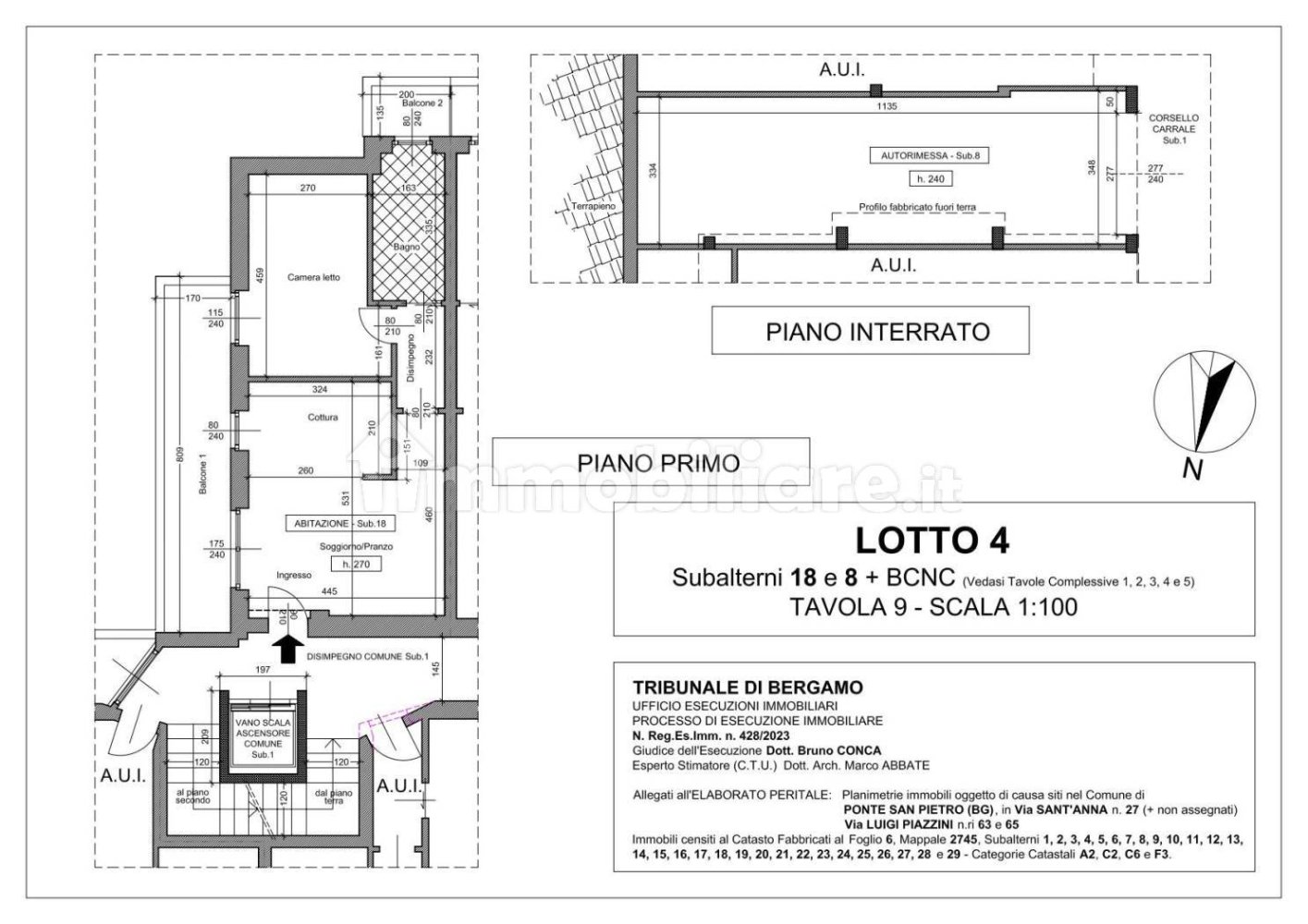 2 chambres Appartement à Ponte San Pietro, Italy No. 62668