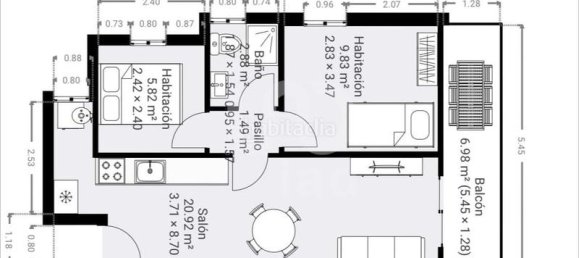 Apartamento de 2 dormitorios en Castellón, Spain No. 137339 18