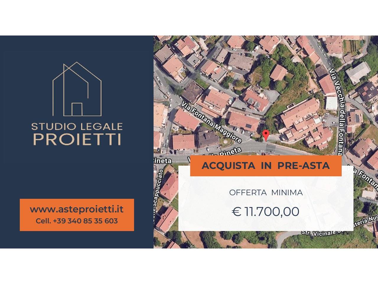 Entrepôt à Rocca Priora, Italy 12m² No. 305738
