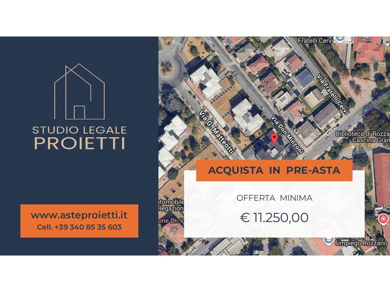 Garaje en Rozzano, Italy 13 m² No. 302679