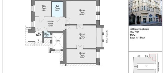 3 rooms Apartment in Dobling, Austria No. 69614 9