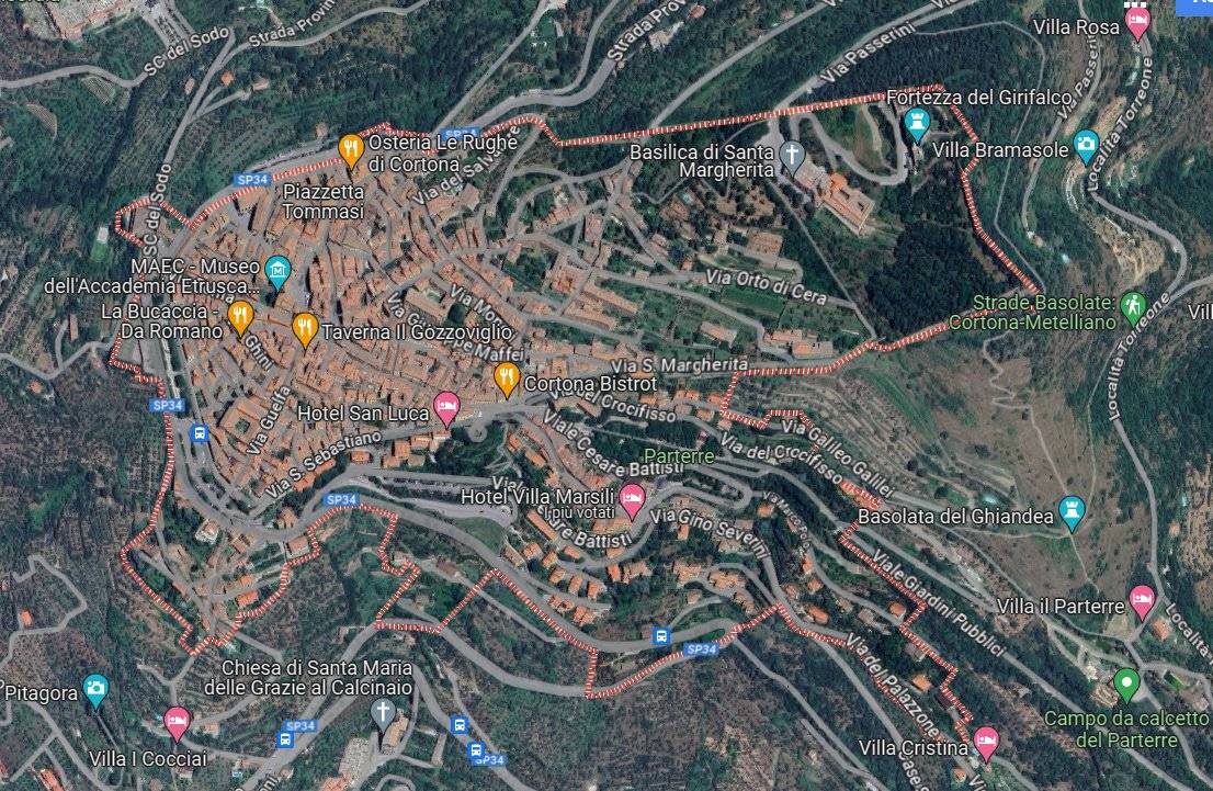 Вилла с 6 спальнями в Кортона, Италия № 321228