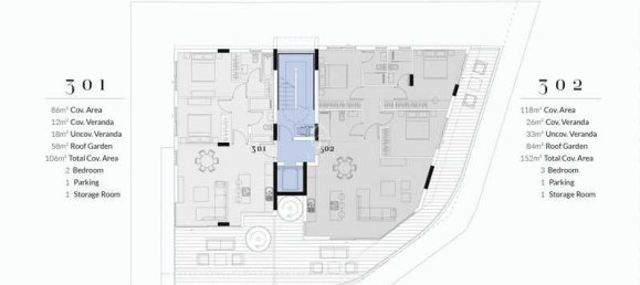 3 Schlafzimmer Wohnung in Mesa Geitonia, Cyprus, Nr. 19304 2