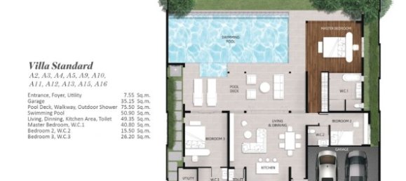 3 bedrooms Villa in Phuket, Thailand No. 12638 14