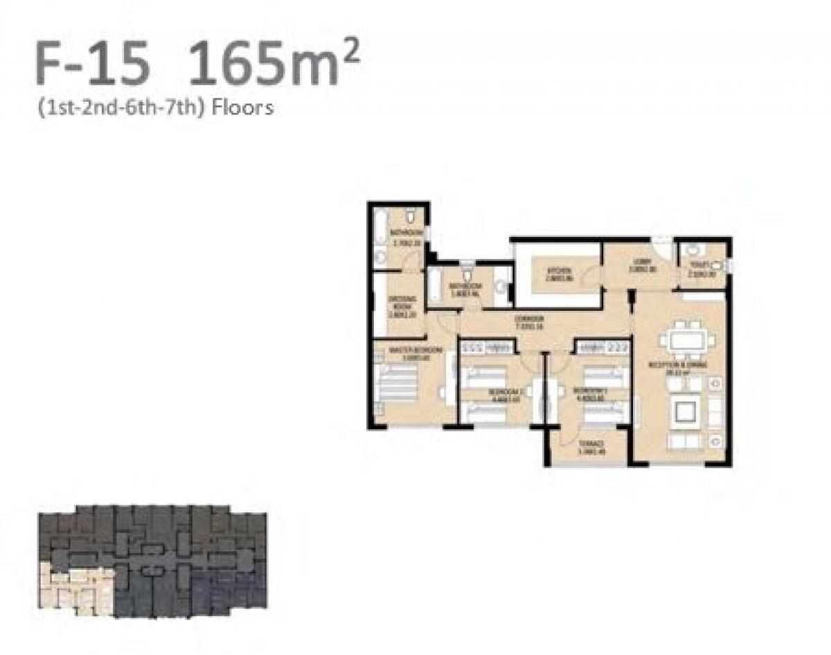 Apartamento com 3 quartos em condomínio em New Capital City, Egypt N.º 2416