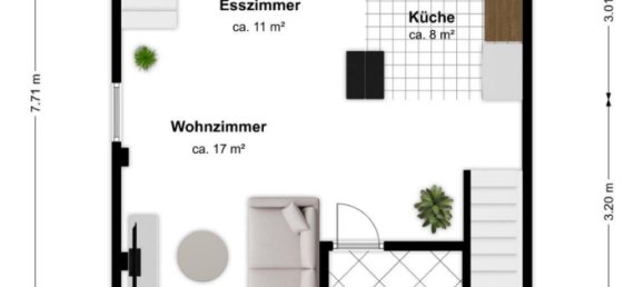 3 rooms Apartment in Biberach, Germany No. 320081 14