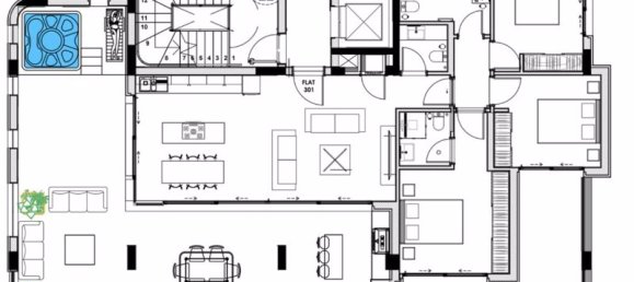 3 Schlafzimmer Wohnung in Agios Athanasios, Cyprus, Nr. 16058 11