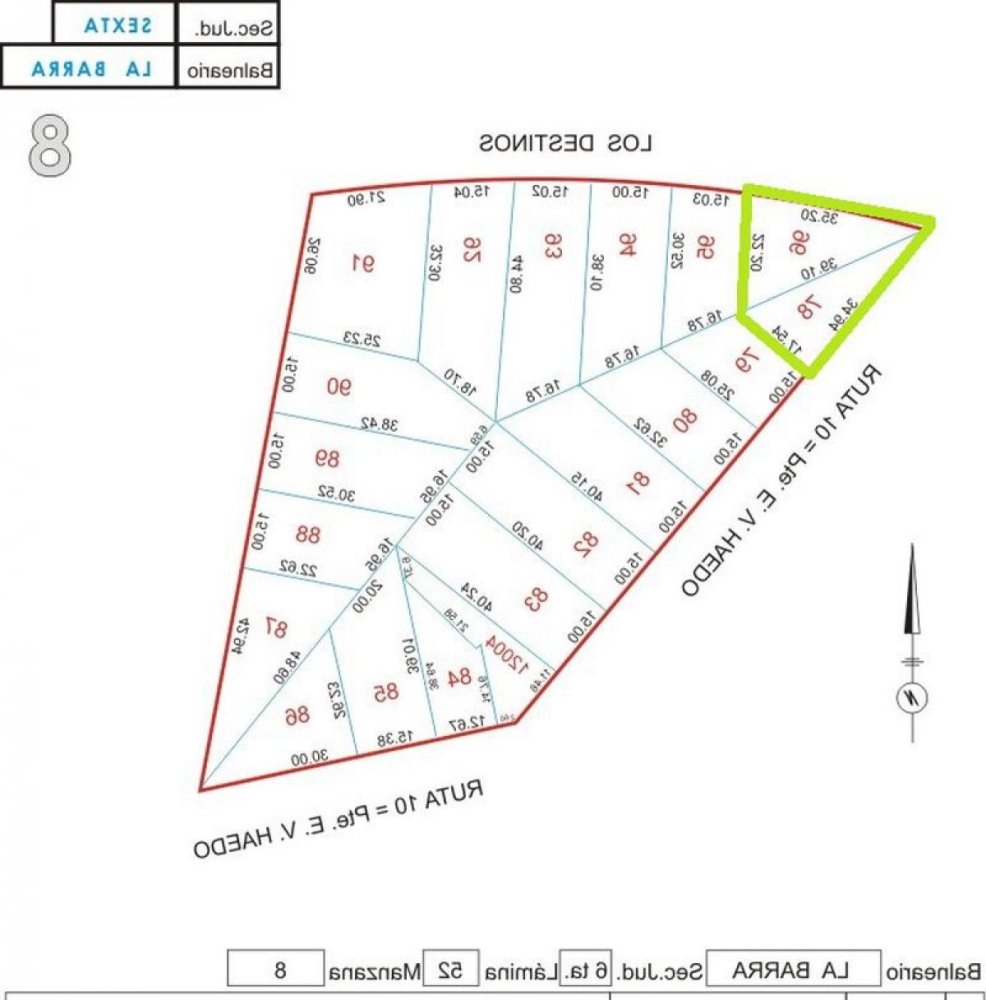  قطعة أرض في Maldonado, Uruguay رقم 15863