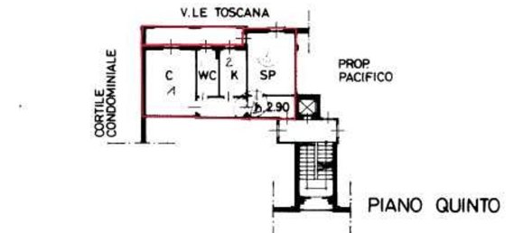 4-salle Appartement à Cinisello Balsamo, Italy No. 1997 22