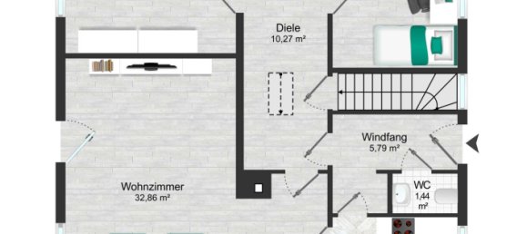 Бунгало с 3 спальнями в Меркиш, Германия № 243653 34