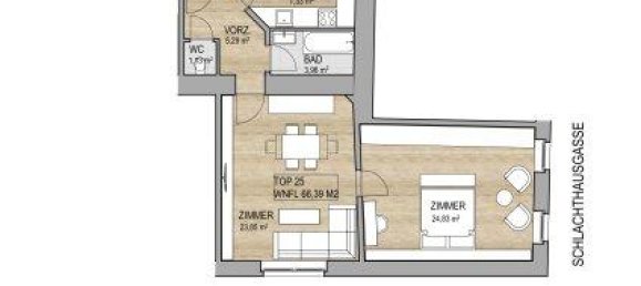 2غرفة شقة في Vienna, Austria رقم 182668 15