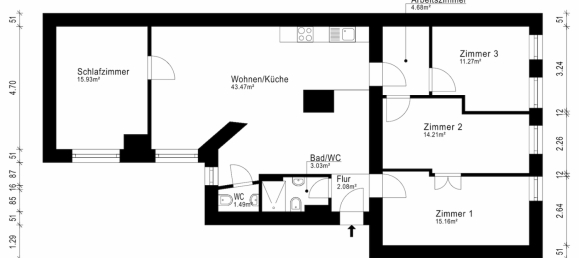 5 rooms Apartment in Prenzlauer Berg, Germany No. 12504 14