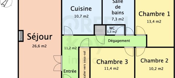 3 Schlafzimmer Haus in Saint-Fargeau, France, Nr. 208832 16